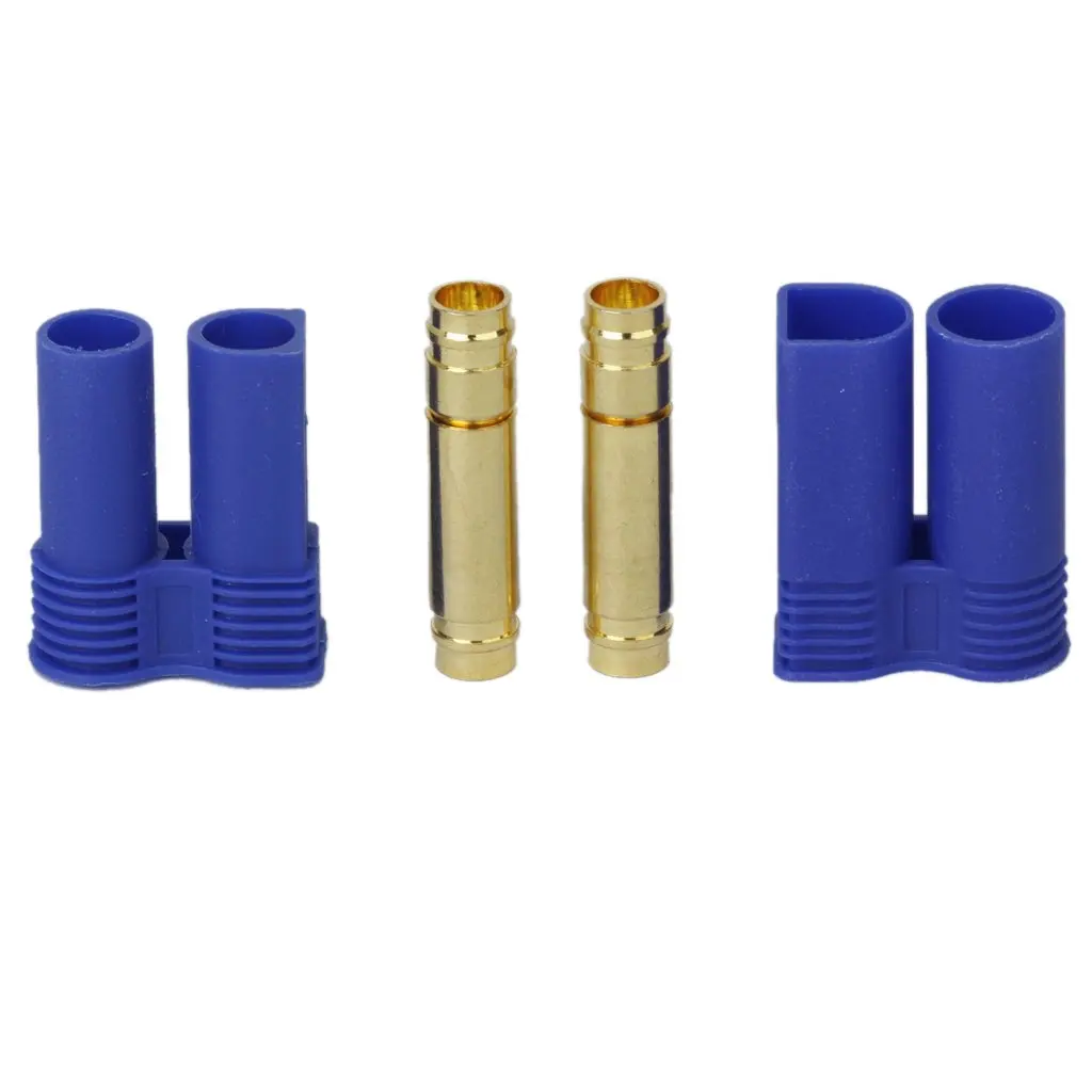5 Pairs of EC5 Banana Plug Bullet Connector Female+Male for RC ESC LIPO Battery/Motor