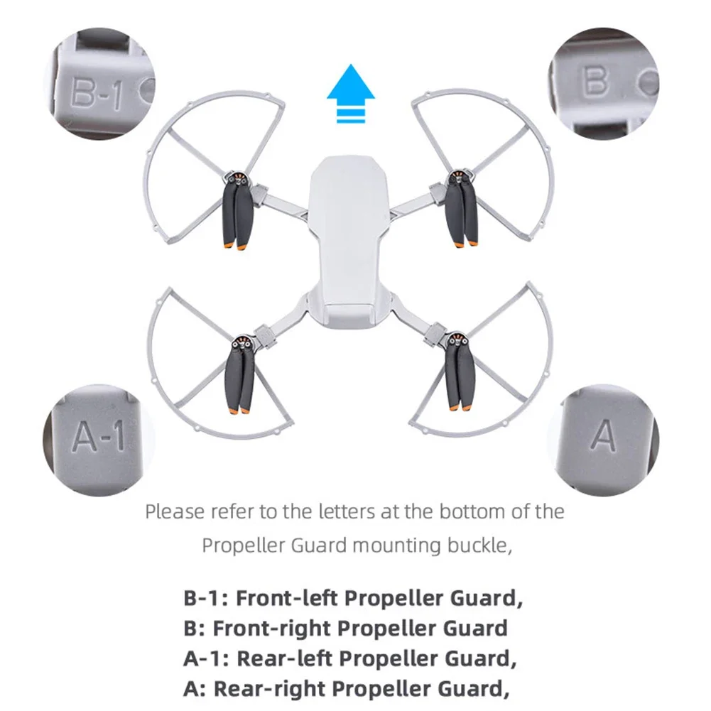 แหวนป้องกัน Drone Guards อุปกรณ์เสริมใบพัดสําหรับ DJI Mini SE/Mini 2/Mavic Mini Drone Blade Anti-Collision