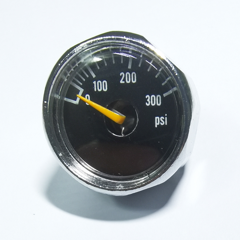 新しいエアアクセサリーミニ 25 ミリメートル/1 インチ 300psi 圧力計ゲージ 1/8NPT ダイビング登山アクセサリー