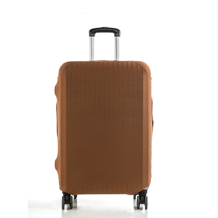 Capa de bagagem de cor sólida lavável à máquina de material de poliéster