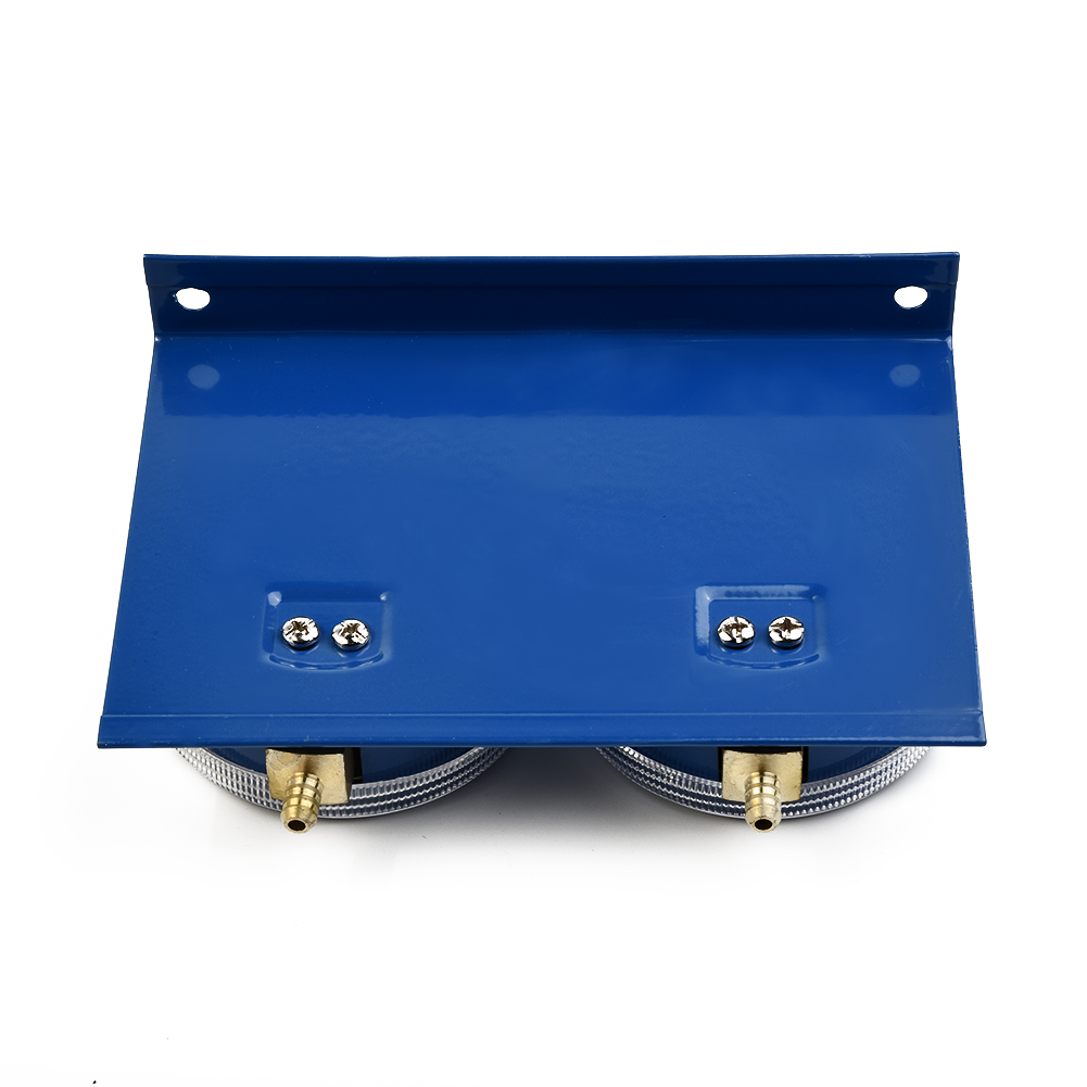 1 セットオートバイキャブレター燃料真空ゲージバランサーシンクロナイザーツール W/ホースキット金属プラスチック 2 シリンダーマシン用 15 × 10 センチメートル