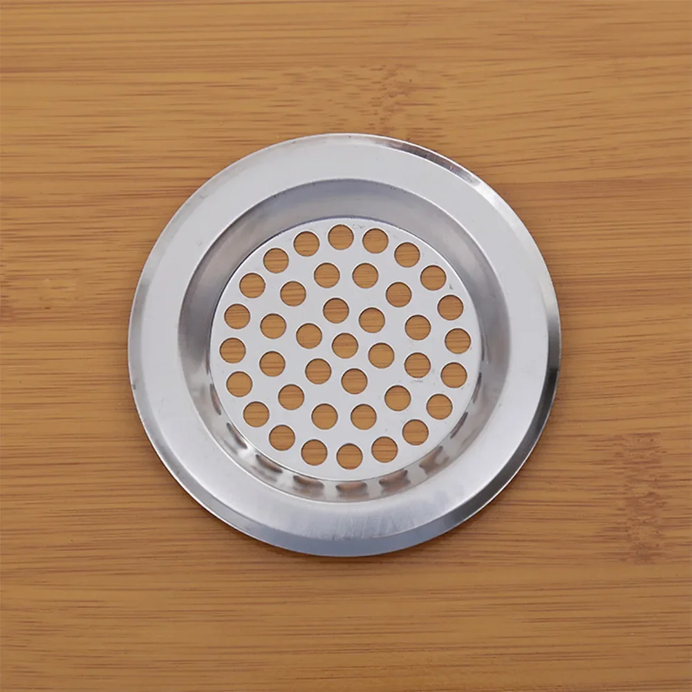 เส้นผ่านศูนย์กลาง 60/75 มม.สแตนเลสสตีลผมกรองวงกลม Vent Grille SINK Strainer Stopper ตาข่ายอ่างล้างจานท่อระบายน้ํา Colanders