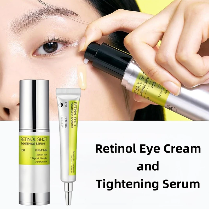 Korean Retinol Moisturizing Essence Firm Enhance Cream Eye Essence Fade Dark Circle Gentle Hydrate Nourish Moisturizing Essence