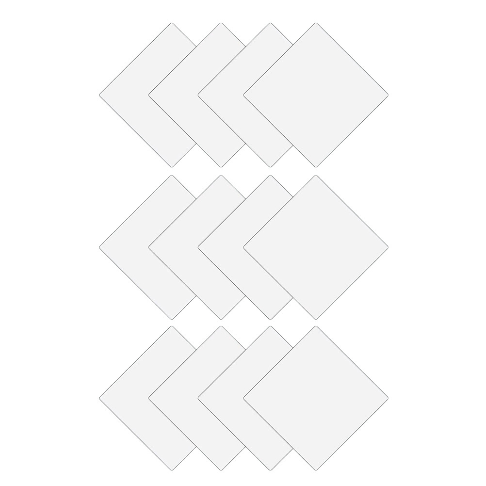 12Pcs Rug Corner Grippers Non-Slip Carpet Pads for Area Rugs Carpet Stoppers Antislip Rug Pads to Prevent Sliding Curling