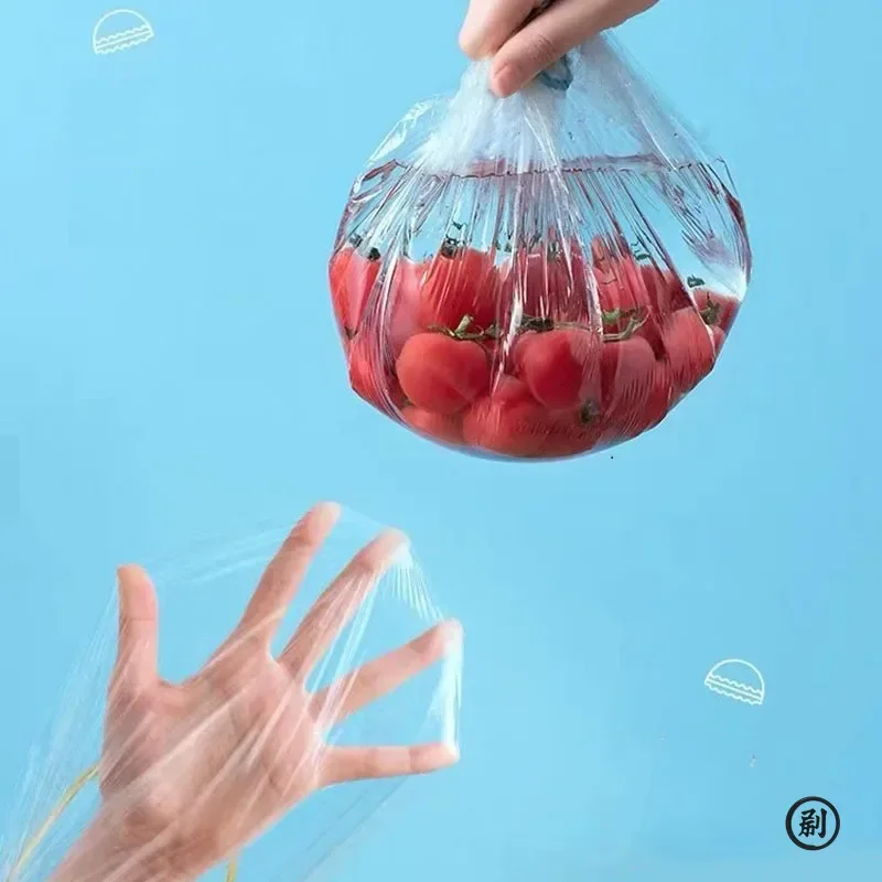 100 coperture elastiche bianche per alimenti, coperchi per ciotole in plastica usa e getta per conservare frutta e verdura, involucri sigillanti per la freschezza