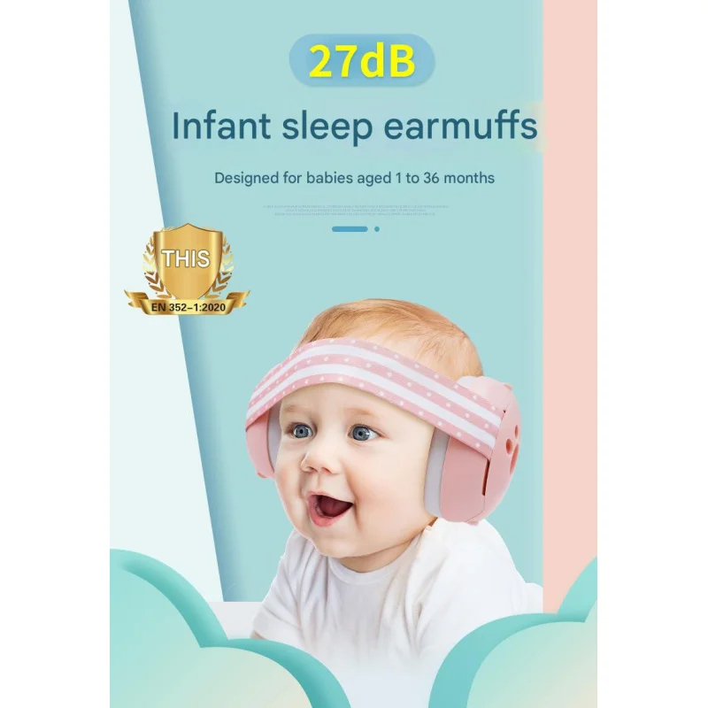 Protetores de ouvido para bebês com cancelamento de ruído para dormir, proteção infantil, estilo faixa de cabeça, redução de ruído, capas de ouvido para crianças