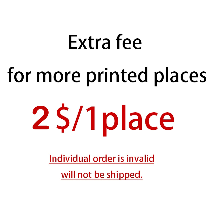 Custom Extra Fee
