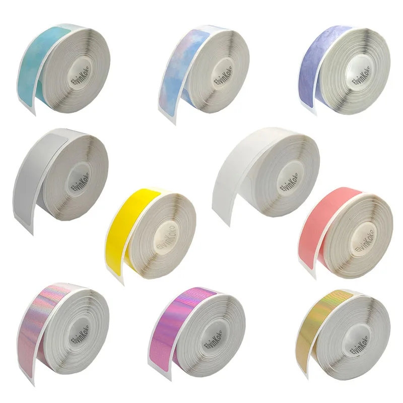 P15 Label Printer Sticker 12*40mm Label Tape Thermal Printer Paper 160pcs/roll Compatible D30  P12 P11 Label