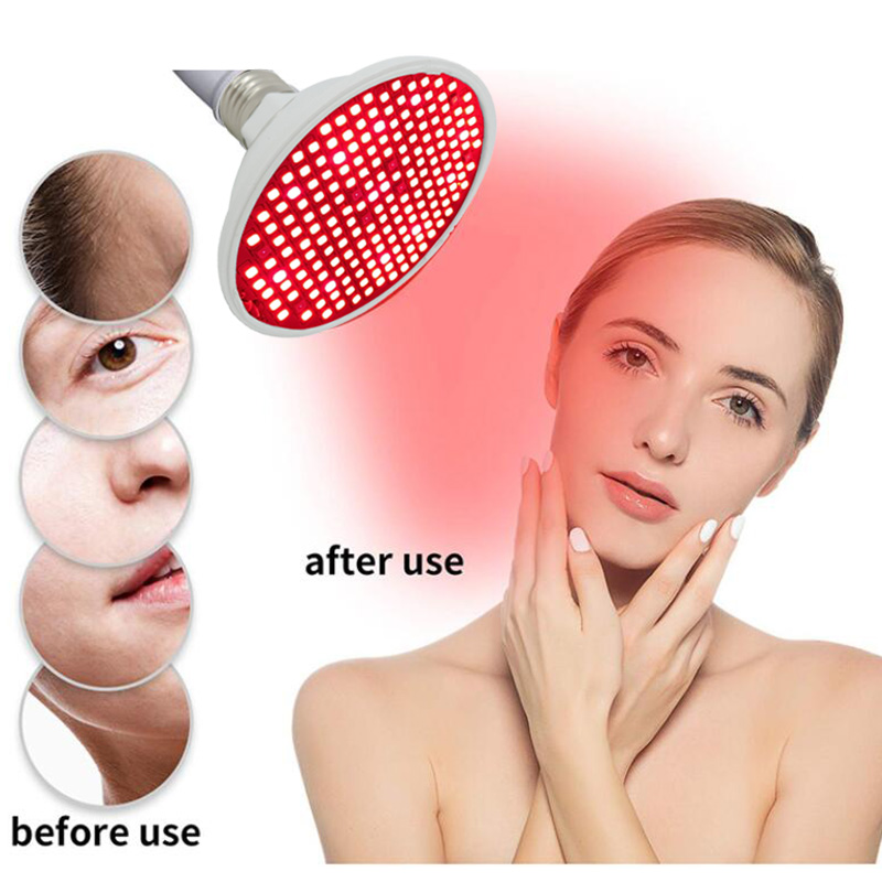 2023 620nm 660nm 850nm 赤色 LED 植物成長ランプアンチエイジングディープ電球 IR 赤外線 Phototherap ボディ皮膚の痛み c1