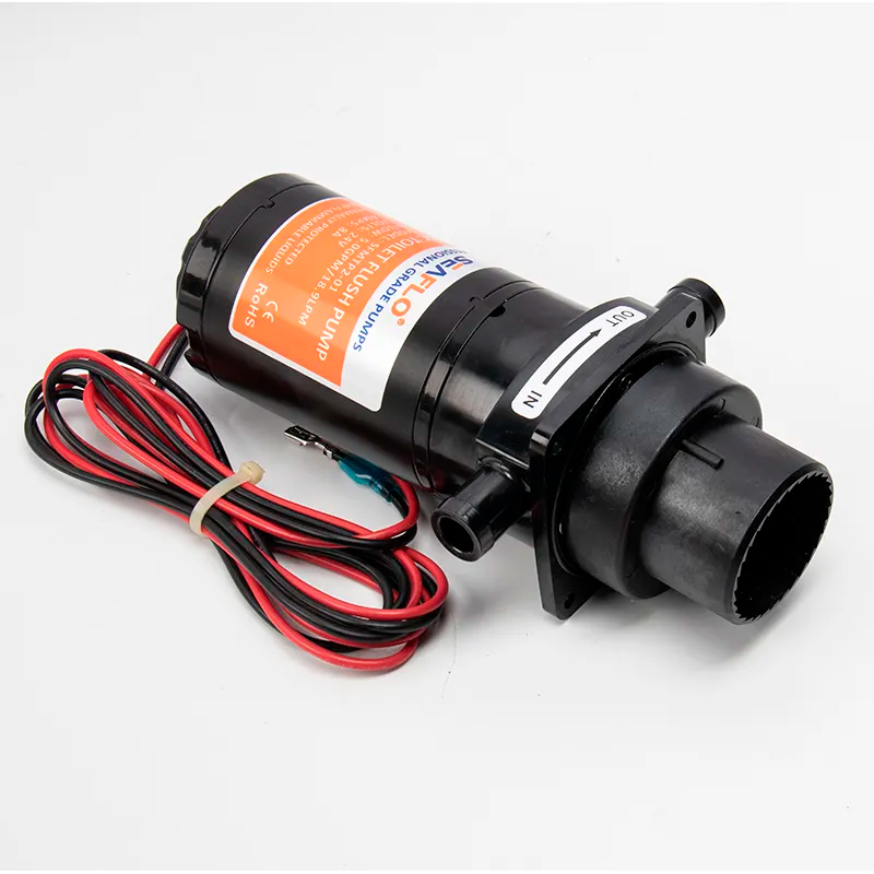 Горизонтальный насос для слива в туалете, 12 В, 24 В