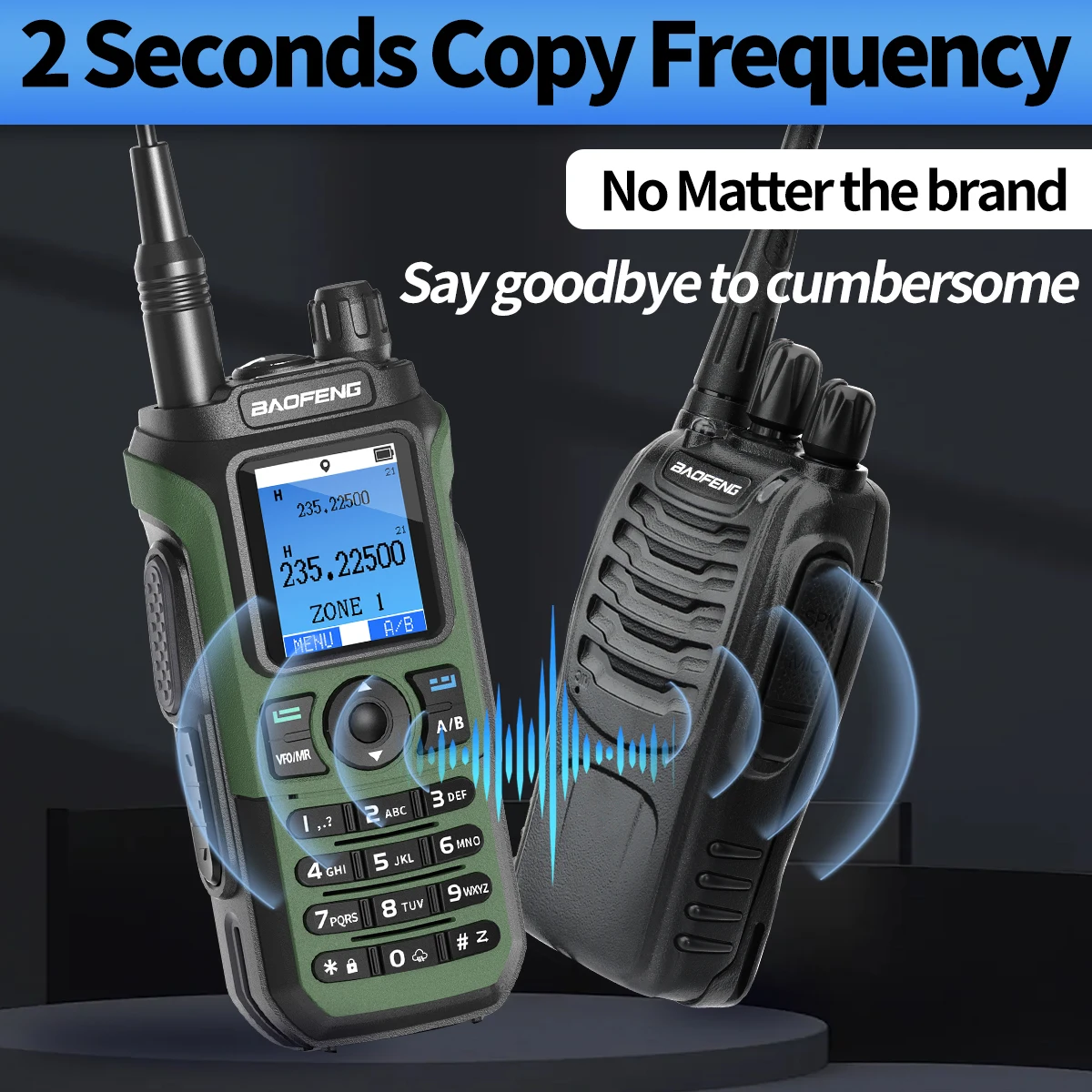 Baofeng UV-21 Pro GPS Walkie Talkie Multi-Band drahtlose Kopier frequenz Langstrecken-Typ-C-Upgrade UV 17 Pro GPS Amateurfunk