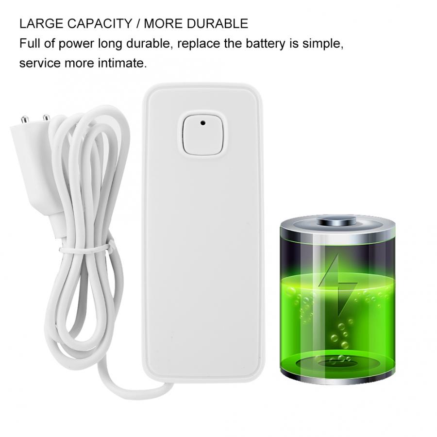 Tuya スマート洪水漏水センサーリモートモニター WiFi 水オーバーフローレベル検出器水漏れセンサーセキュリティサウンド警報システム