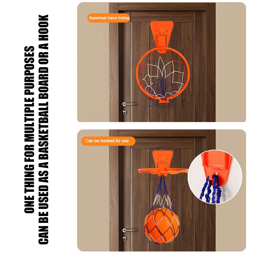 Mini Home Exercício Basketball Hoop Set para Crianças, Wall Frame Stand, Cesta de Levantamento, Pendurado Backboard, Segurança Interior, Jogo Engraçado