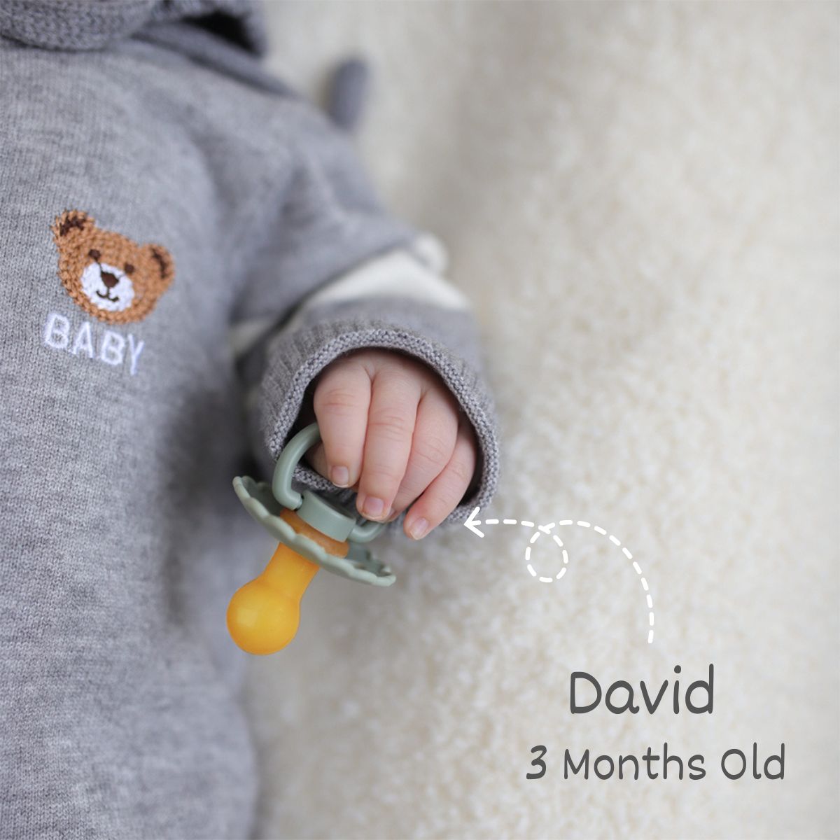 Erduo Baby Pacifier ยางธรรมชาตินุ่มรอบหัวนม BPA ฟรี Comfort จัดฟัน Dummy Soother Teether สําหรับทารกแรกเกิด