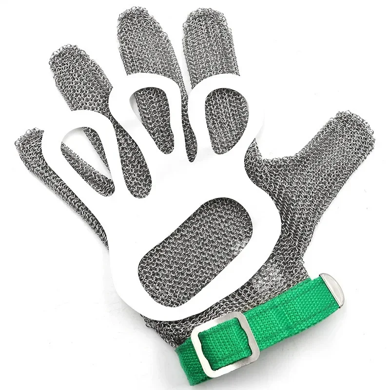 1 Stück Edelstahl-Handschuh, schnittfester Handschuh, 304 beständiger Edelstahldraht, Metallgeflecht, für Küche, Metzger, schnittfest