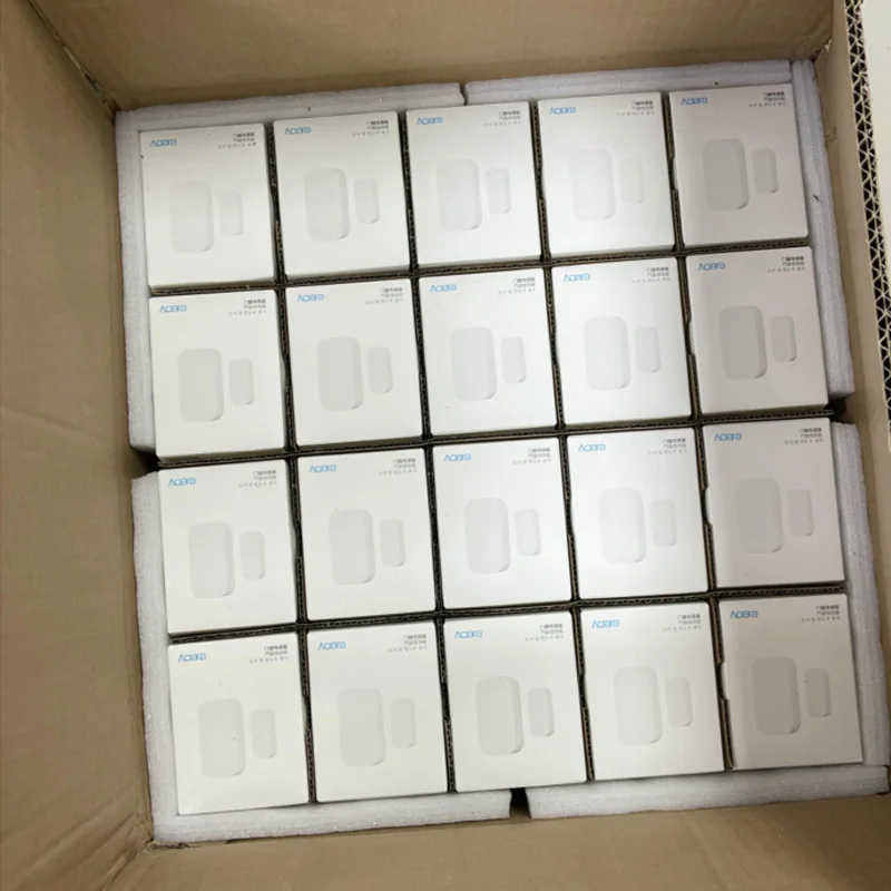 Оптовая продажа Aqara датчик двери и окна ZigBee беспроводное соединение умный датчик двери MCCGQ11LM работает с приложением XiaoMi Home Homekit