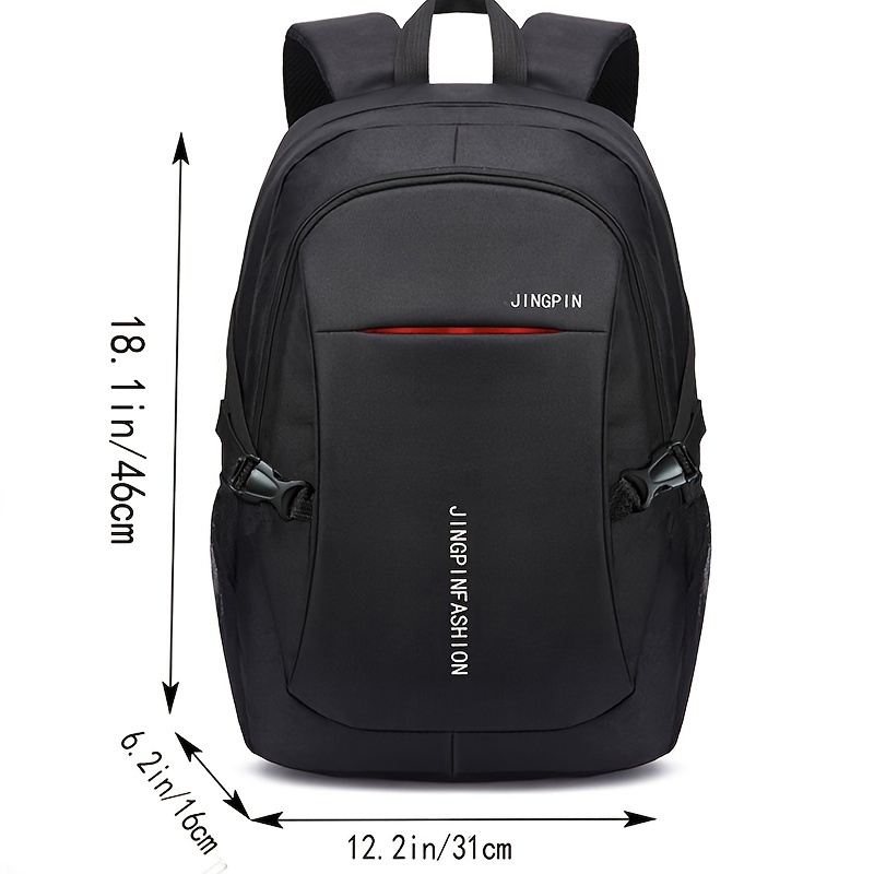 Mochila elegante de grande capacidade para homens, perfeita para o ensino médio/faculdade, bolsa versátil para laptop de viagem com diversos estilos