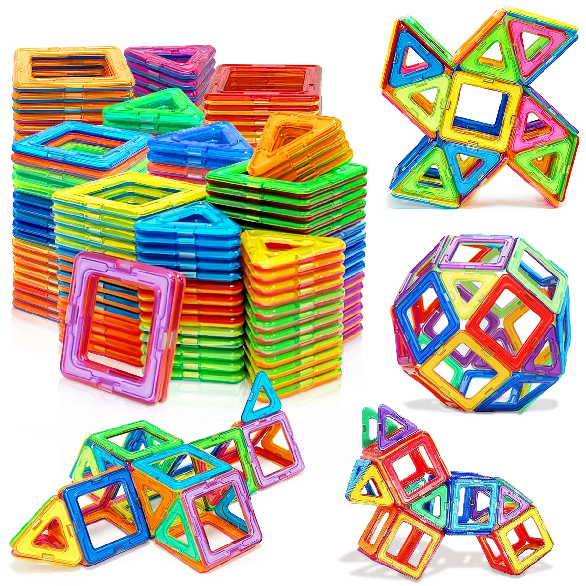 Magnetische bouwstenen DIY-magneten Speelgoed STEM-speelgoed Bouwspeelgoed Leren Educatief magneetspeelgoed, puzzel Verjaardagscadeaus