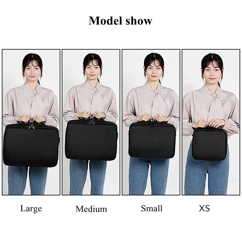 New Oxford Cloth Makeup Bag For Women Waterproof Large Capacity  Travel Cosmetic Case