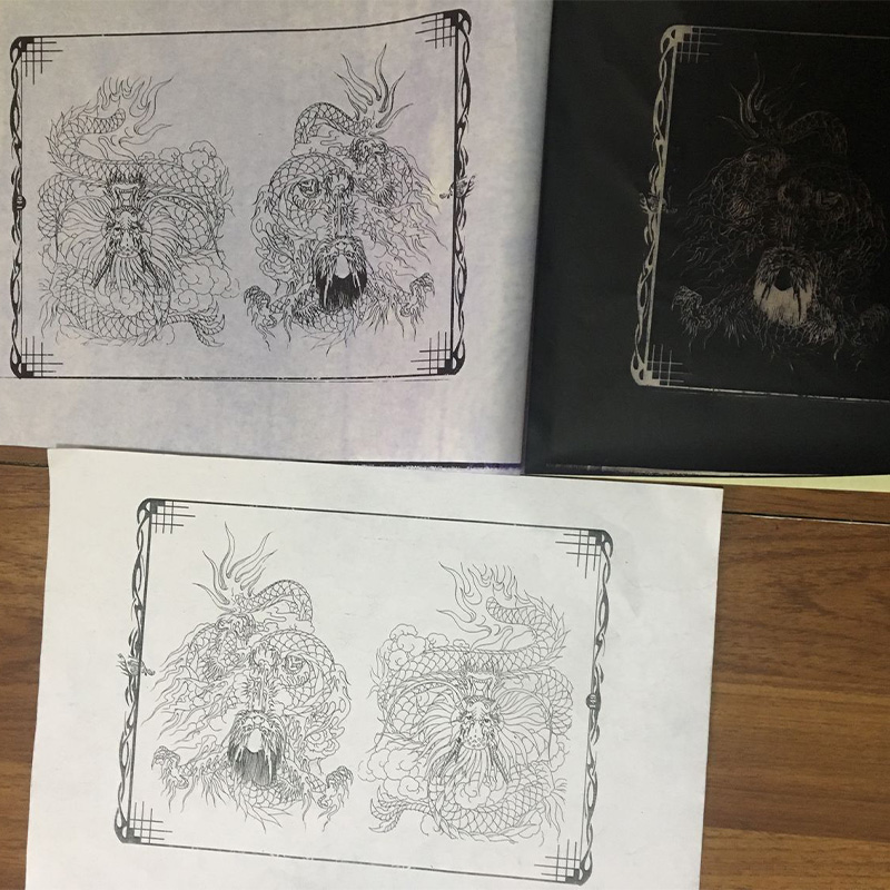 10/15/100 個タトゥー転写紙転写ステンシル紙タトゥーコピー機 4 層 A4 サイズツール彫師タトゥー用品