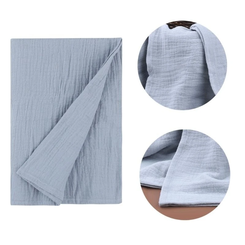 Toalla muselina para bebé, manta algodón para bebé, colcha fina para bebé, Toalla baño muy absorbente, manta