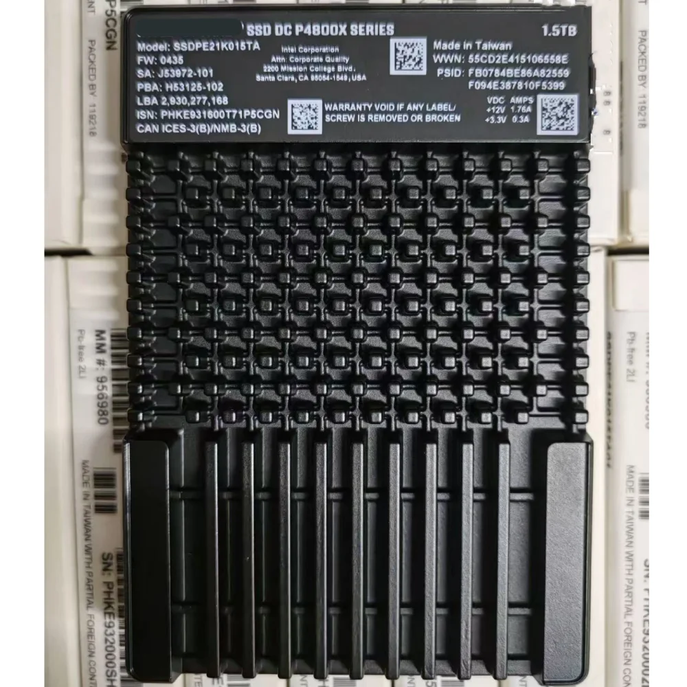 Original SSD P4800X 1.5TB 750GB 375GB U.2 Enterprise solid State Drive Service NVME support Intel Optane SSD NEW