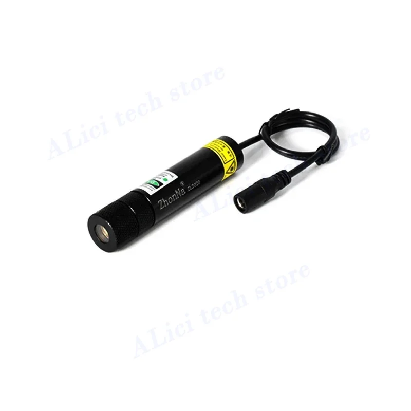 532nm green100MW Laser Module Woodworking Stone Cutting Equipment Positioning Infrared Cross Iine Iine DC3V Factory Direct Sales