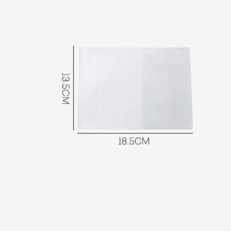 1pc capa protetora de passaporte transparente fosco pvc à prova dmultifunction água multi função cartão de crédito de negócios documento caso bolsa