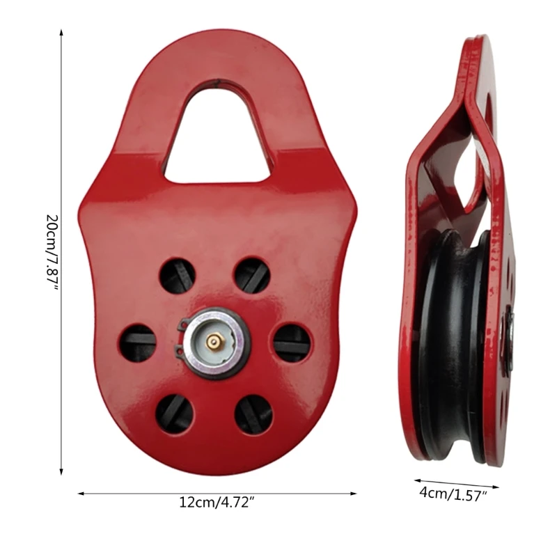 Dwan Cao Cấp 10Ton Cướp Khối Ròng Rọc Cướp Khối Tời Tắt Đường Cao Cấp Nylon Con Lăn Phụ Kiện