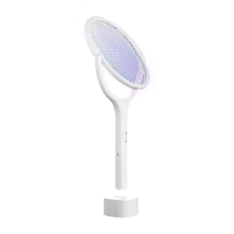 5 In 1 Fast CHARGING Racket ฆ่า Fly Bug ความปลอดภัยฉนวนแบตเตอรี่ขับเคลื่อนโคมไฟ ABS ปรับไฟฟ้ายุง Swatter