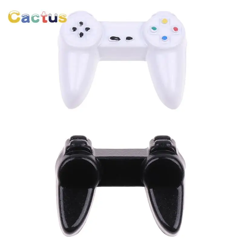 Dollhouse Electronic Mini Toys Model, Gamepad Simulation, Wireless Game Controller, Doll House Móveis, Decoração Acessórios, 1:12