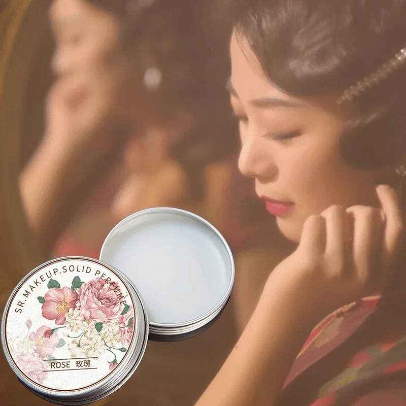 Perfume sólido para mujer, bálsamo sólido portátil, fragancias duraderas, Perfumes sólidos frescos y elegantes para mujer, desodorante aromático corporal