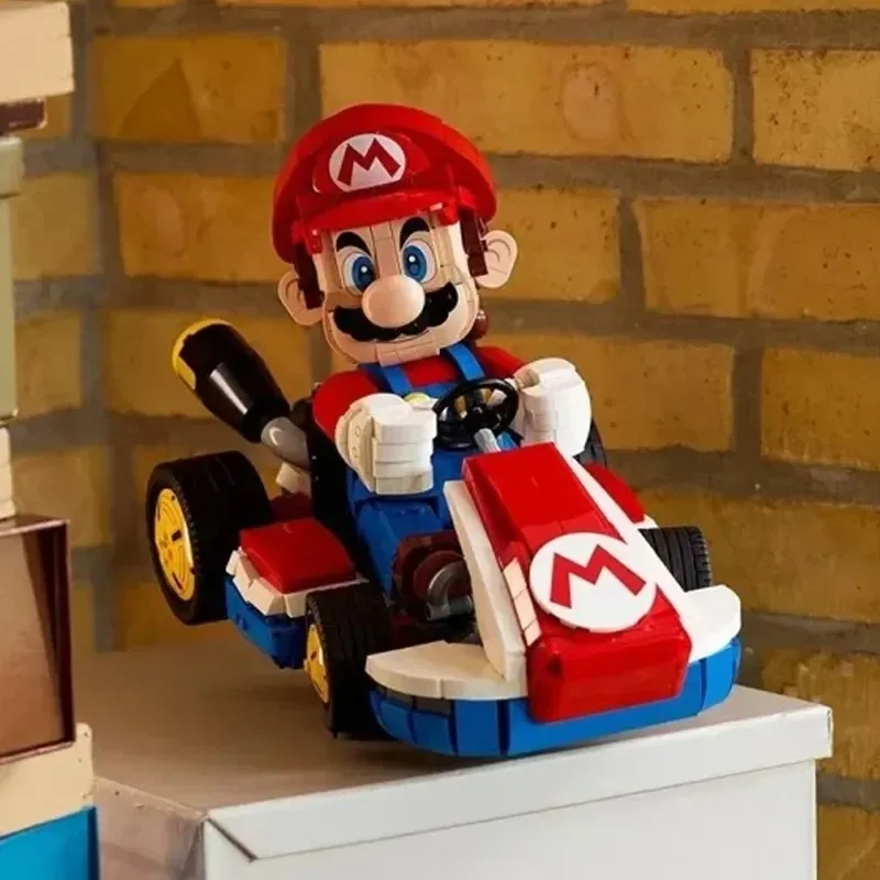 2025 Nuovo 72037 Standard Kart Classico Gioco Auto Da Corsa Modello Building Blocks Città Auto Assemblaggio Mattoni Giocattolo per I Bambini Regali Per Adulti