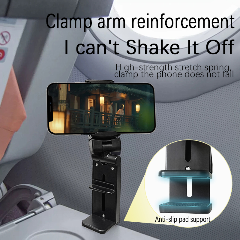 Mobile Phone Holder Portable Travel Holder Desktop Flight Folding Rotatable Selfie Stand for Watching Dramas and Learning Dishes