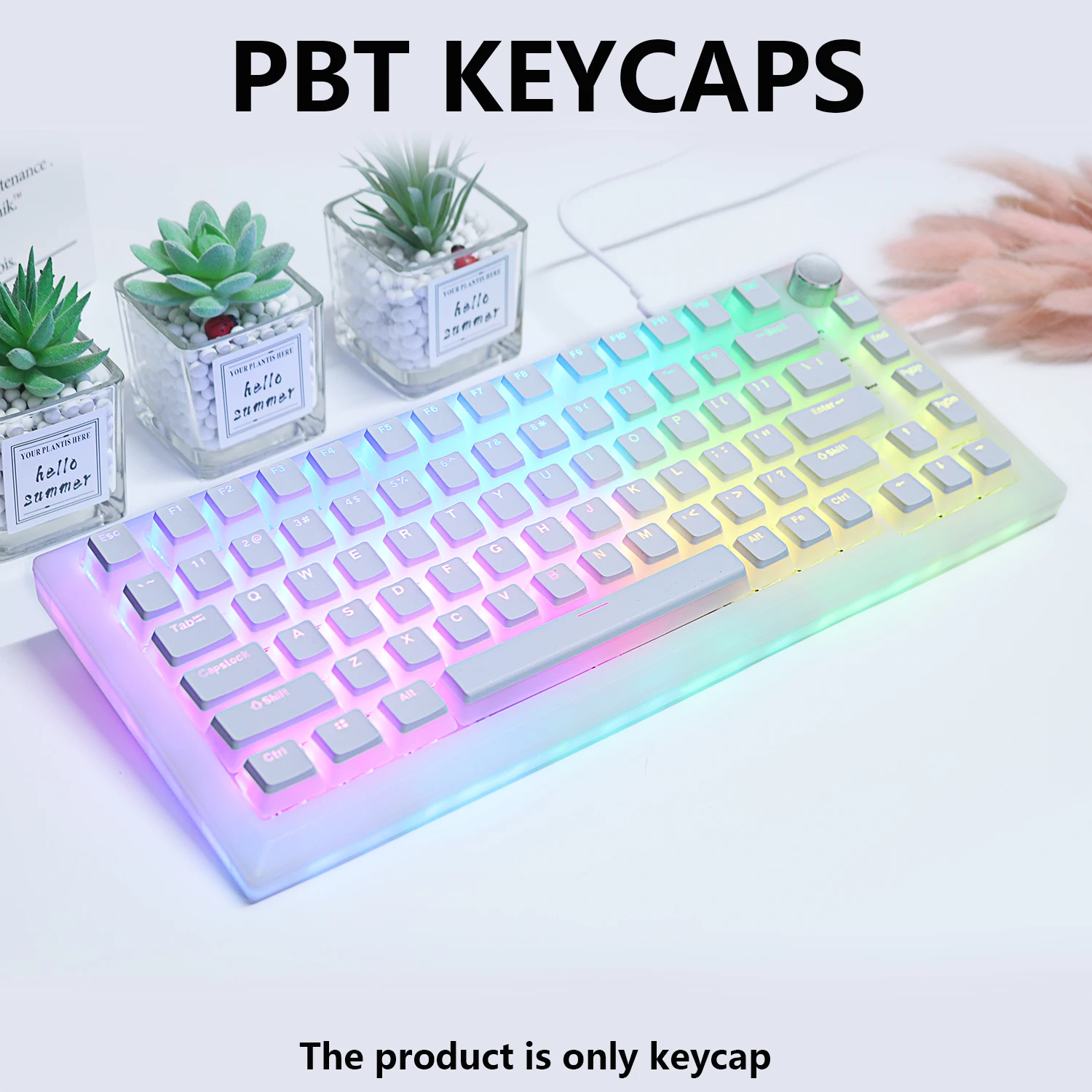 PBT Pudding Keycaps 129 keys Keycap OEM Profile Key cap For Mechanical Keyboard kit Mx Switch RGB backlit 87 104 Gamer Keyboards