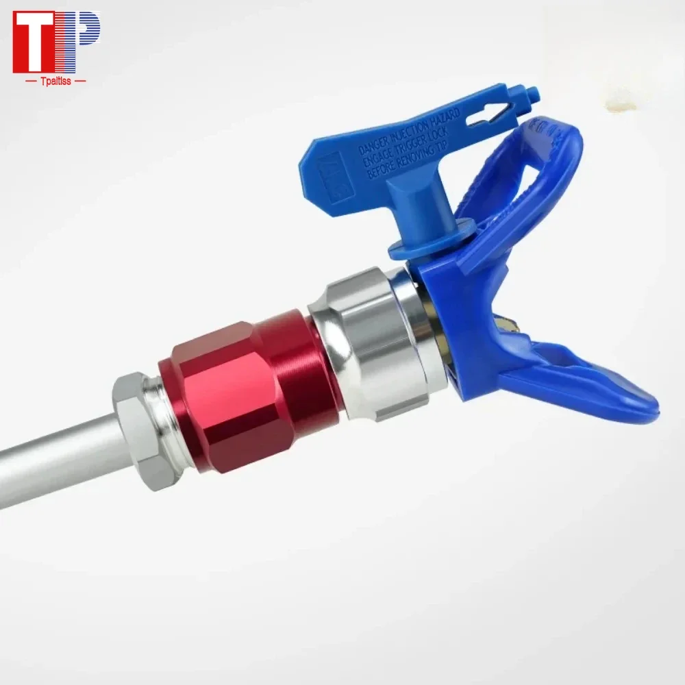 Tpaitlss Airless Spray Adapter Joint Shut-off Valve Extension Anti-spitting Valve for High Pressure Airless Paint Sprayers Gun
