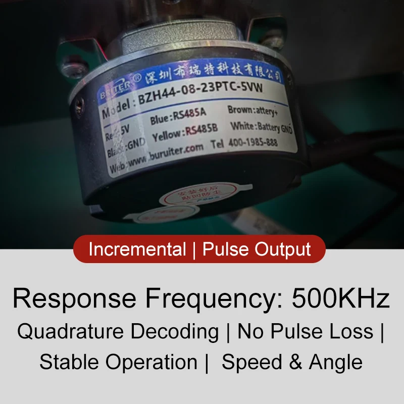 High-Precision Optical Grinding Servo Motor Spindle Encoder  Absolute Value Single/Multi-Turn Speed Measurement BriterEncoder