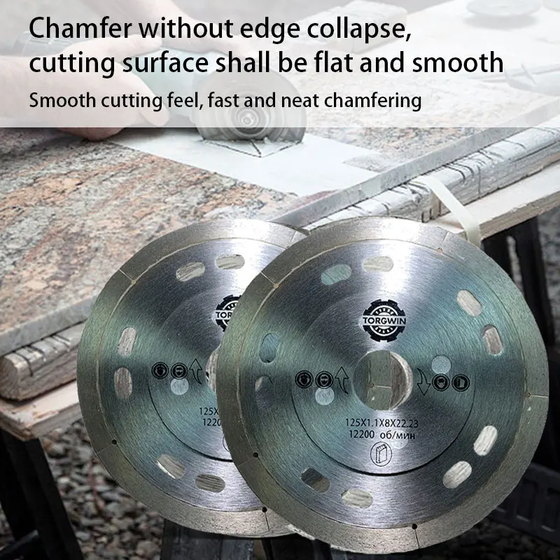 125mm Diamond Saw Blade Dry Cutting Metal Brazing Disc Hot Pressing Angle Grinder Disk Cut Off Wheel Tool For Stone Tile Wall