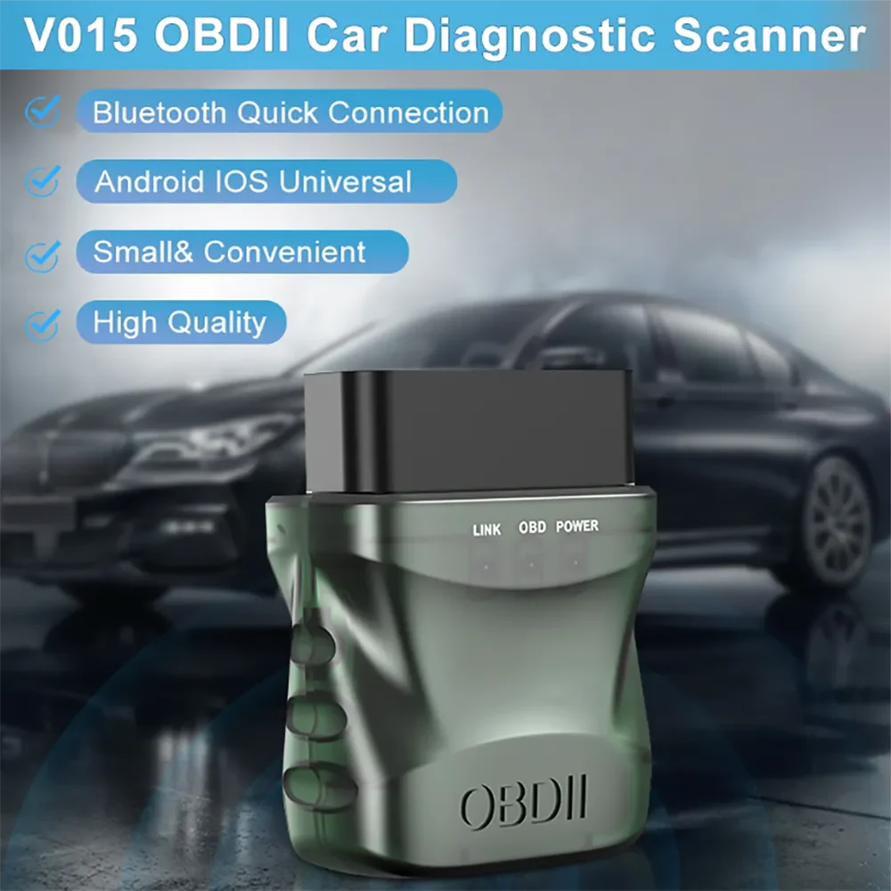 ELM327 รถเครื่องยนต์เครื่องสแกนเนอร์บลูทูธ 4.0 OBD2 เครื่องมือวินิจฉัยสําหรับ IOS Android PC ระบบ Auto Scan Fault รหัส Reader