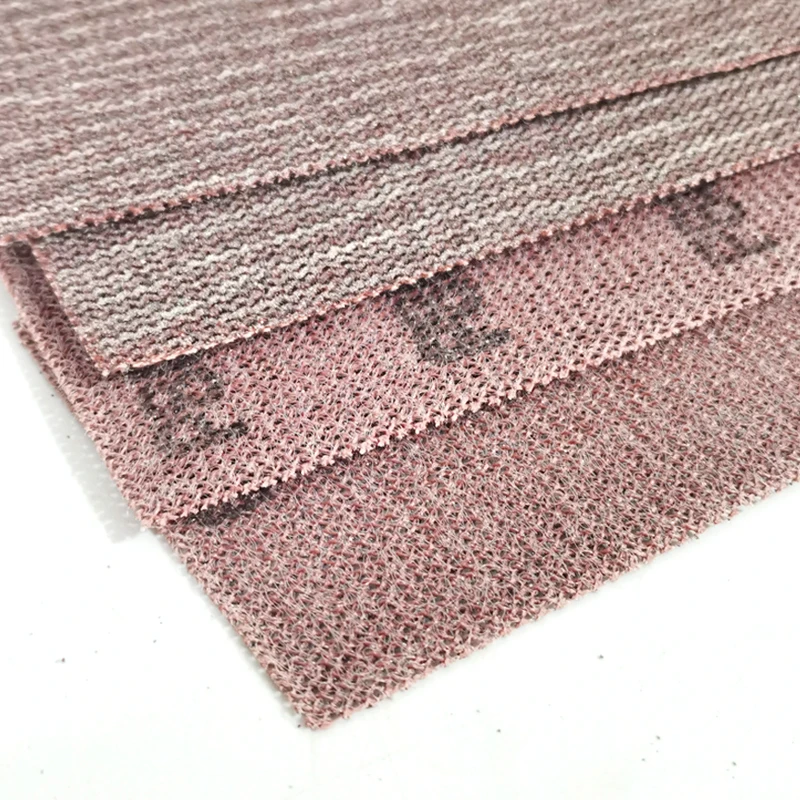 5 PCS ATPRO 70MM 420MM Mesh Back Velvet Sandpaper Suitable For MIRKA Rectangular Mesh Gauze Large Area Sanding