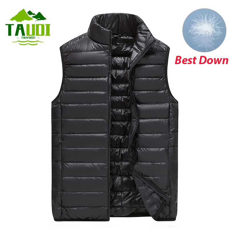 Mannen Winter Donsvesten Heren waterdichte Mode Casual Mouwloos Donsvest Jassen Heren Herfst Paar Lichtgewicht Werkvest