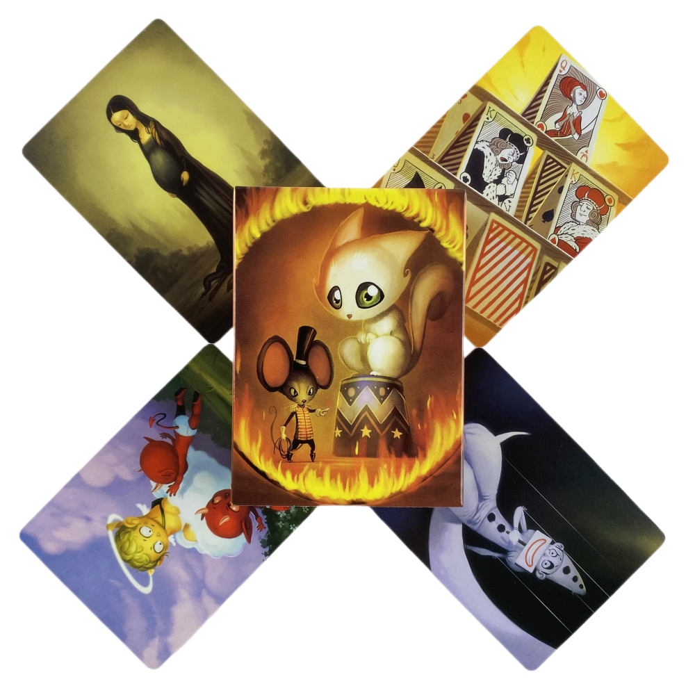 84 Tell Story Cards เกมกระดาน Edition Deck Odyssey Quest Origin Journey Harmonies Daydreams Memories Revelations Expansion