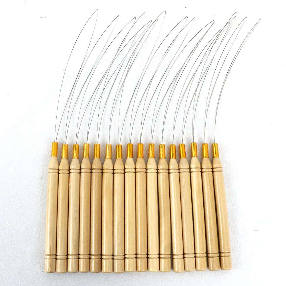 6 Chiếc Micro Nhẫn Vòng Dụng Cụ Vòng Threader Kéo Kim Sử Dụng Với Tóc Kìm Và Hạt Cho Tóc Lông Vũ nối Dài Dụng Cụ