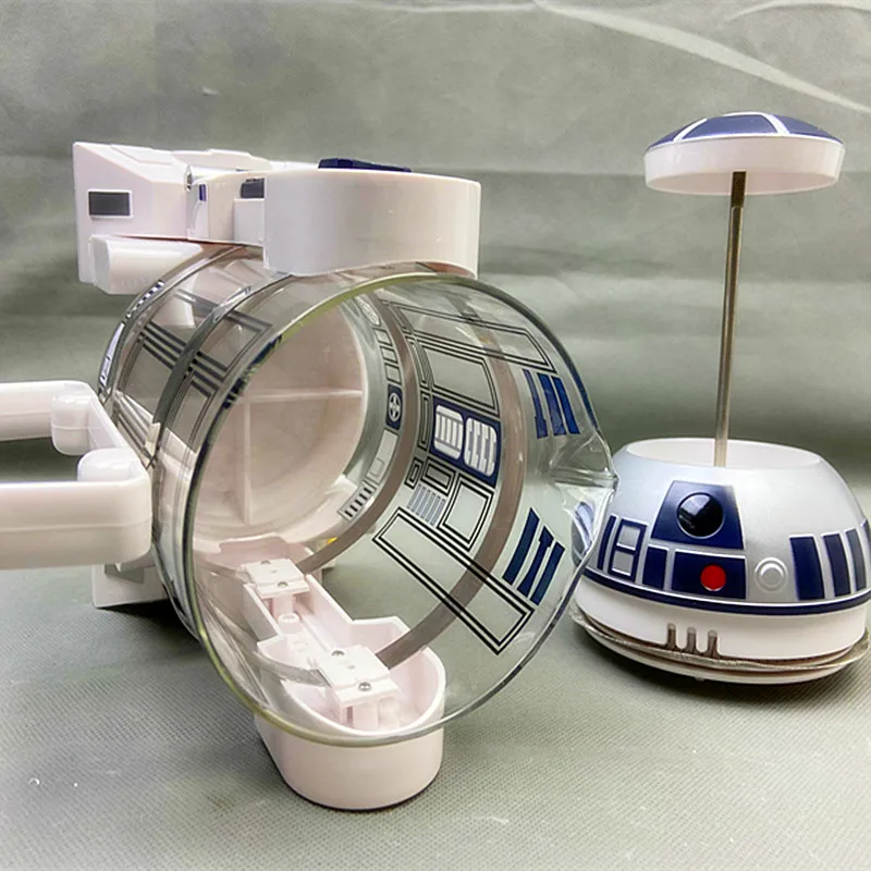 漫画のスターウォーズのミニコーヒーメーカー,手動サーマルポット,ステンレス鋼,家庭およびオフィス用,moka,R2-d2, 960ml