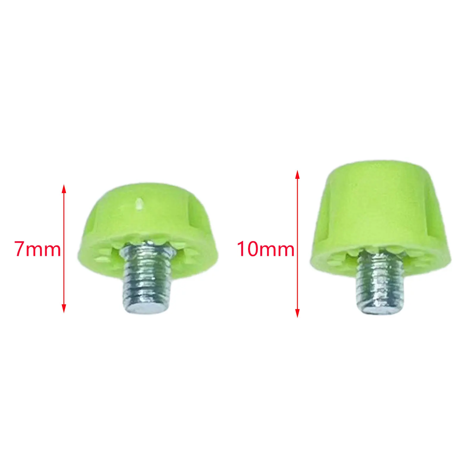 12Pcs Football Shoe Spikes Turf Soccer Boot Cleats Firm Ground Stable M5 Threading Screw 7mm 10mm Anti Slip Replacement Studs