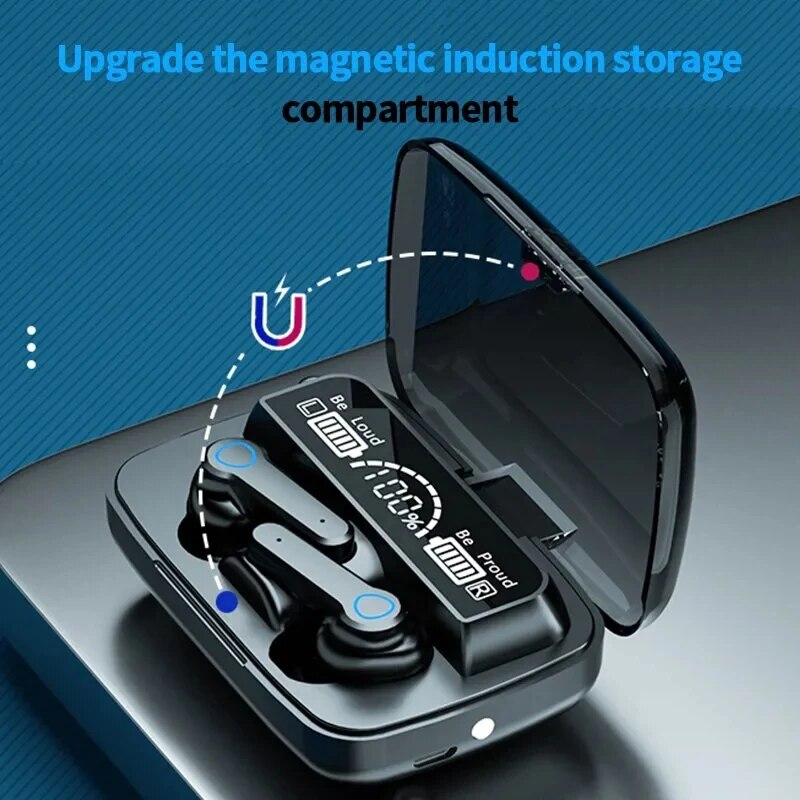 M19 Bluetooth-Headset Wireless Tws Gaming-Unterstützung Geräusch unterdrückung Touch-In-Ear-Mini-Notstrom-Powerbank-Headset