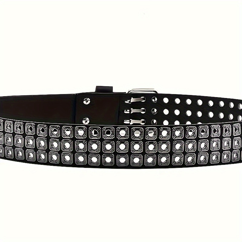 Cinto de rebite estilo punk para homens e mulheres, escolha ideal para presentes