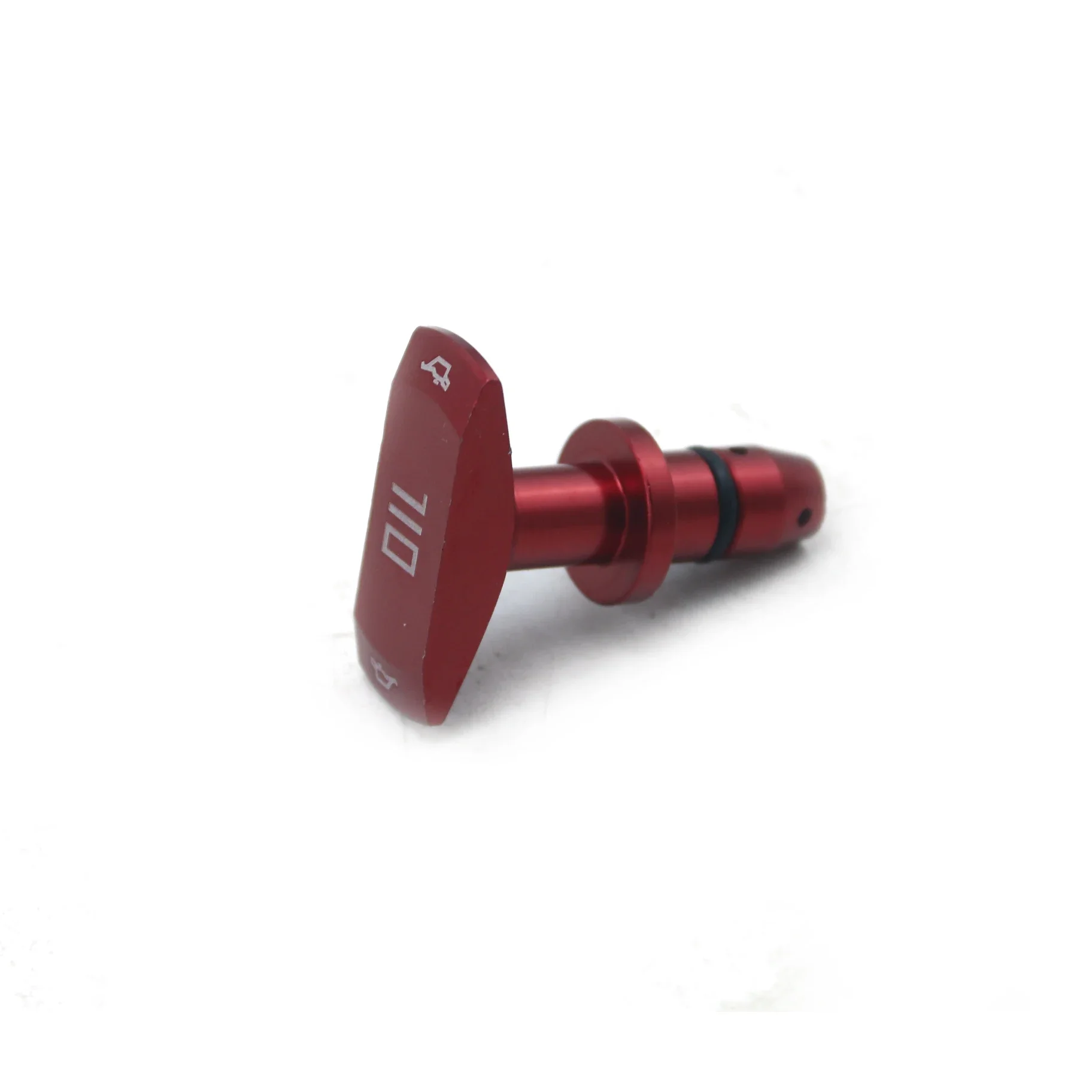 1PC Universal Auto Ölmessstab Pull Griff Motor Öl Pullhandle Aluminium Legierung Auto Ersatz Änderung Dekoration