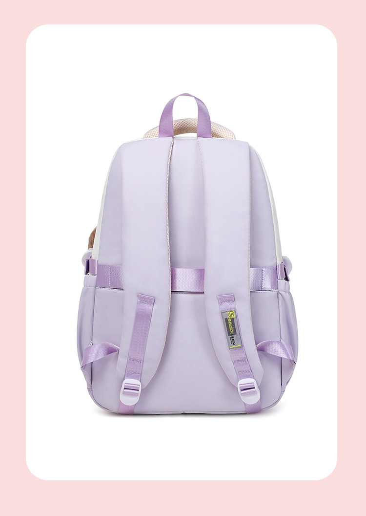여자를위한 Kawaii 학교 배낭 귀여운 학교 가방 방수 Bookbag 십대 대학생 Schoolbag 여성 노트북 배낭 주머니