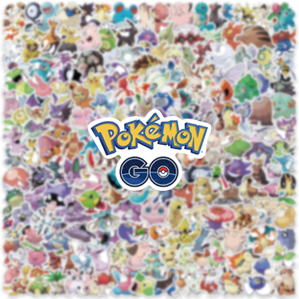 100/200/300 pçs pokemon kawaii pikachu adesivos decoração decalques portátil skate carro bagagem telefone adesivo à prova dwaterproof água brinquedo